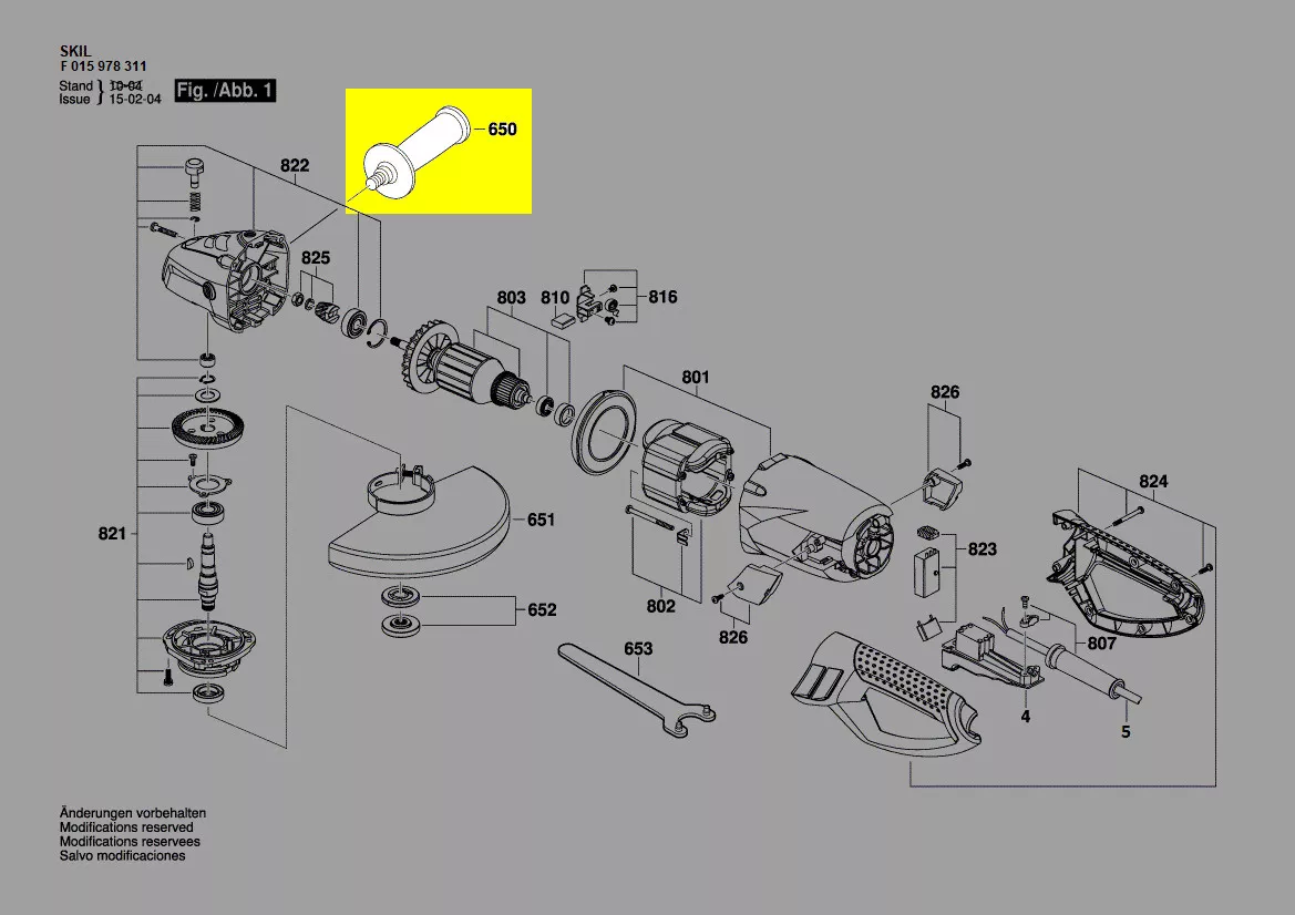 Poignée supplémentaire pour réf. 2610Z00381 Skil